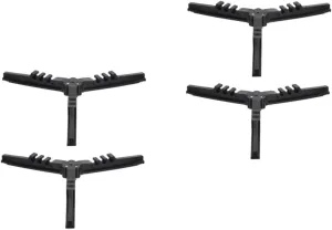 KESYOO 2sets Gas Tank Tripod Stand Fold Gas Stabilizer Convert Camping Stove Gas Canisters Camping Stoves Legs Gas Canister Holder Bracket High-Strength Nylon Plastic 2pcs*2