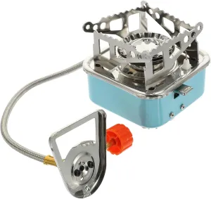 KICHOUSE Foldable Gas Stove for Outdoor Camping Portable Gas Cooker with Simple Design for Hiking Travel Compact Easy to Use for All Outdoor Activities