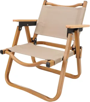 Kids Camping Chair Stylish Foldable for Outdoor Adventures Aluminum Alloy Wood Grain Canvas Portable Camp Chair for Children Under 6 Years Old