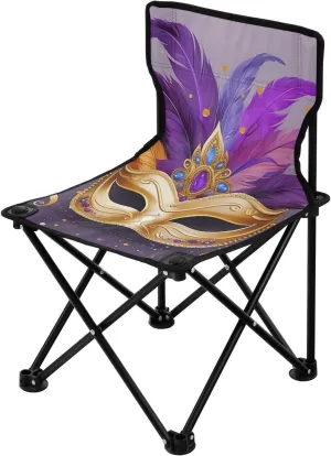 Kigai Folding Camping Chair Heavy Duty Chair Ultralight Compact Portable Beach Chair for Outdoor Camp, Hiking, Travel, Beach, Sporting Event and Picnic, Mardi Gras