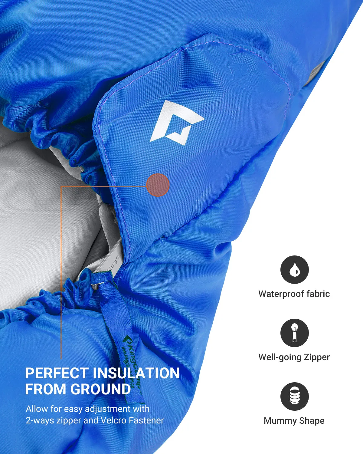 KingCamp Treck 300 Sleeping Bag-Mummy