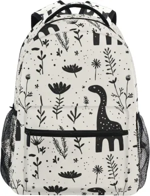 KLL Day Backpack for Teacher Nurse Waterproof Sports Backpack with Chest Strap Gift Men & Women Beauty Dino