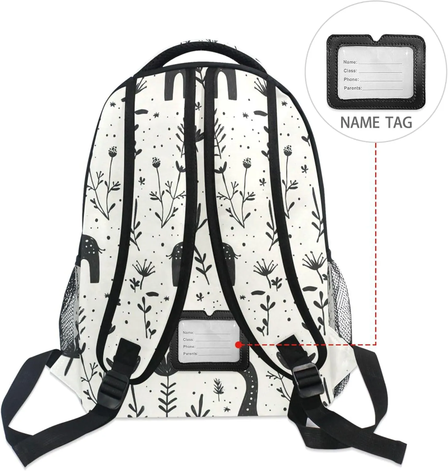 KLL Day Backpack for Teacher Nurse Waterproof Sports Backpack with Chest Strap Gift Men & Women Beauty Dino
