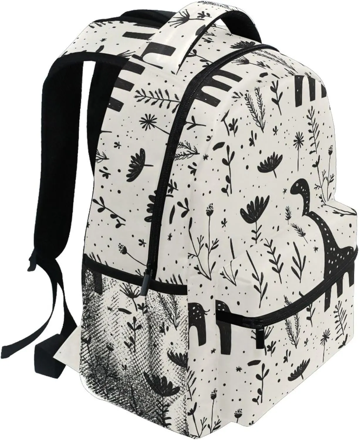 KLL Day Backpack for Teacher Nurse Waterproof Sports Backpack with Chest Strap Gift Men & Women Beauty Dino