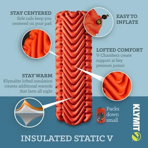 Klymit Insulated Static V Sleeping Mat
