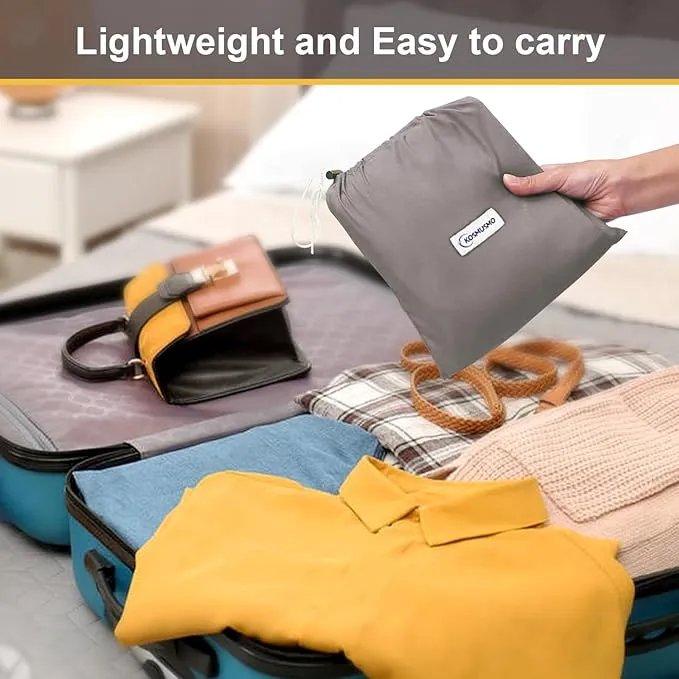 KOMUSMO Sleeping Bag Liner with Zipper, Ultralight Travel Sheets for Adults, Portable Sleep Sack Camping Sheet, Ideal for Traveling, Hiking, Tenting, Hotel and Camping