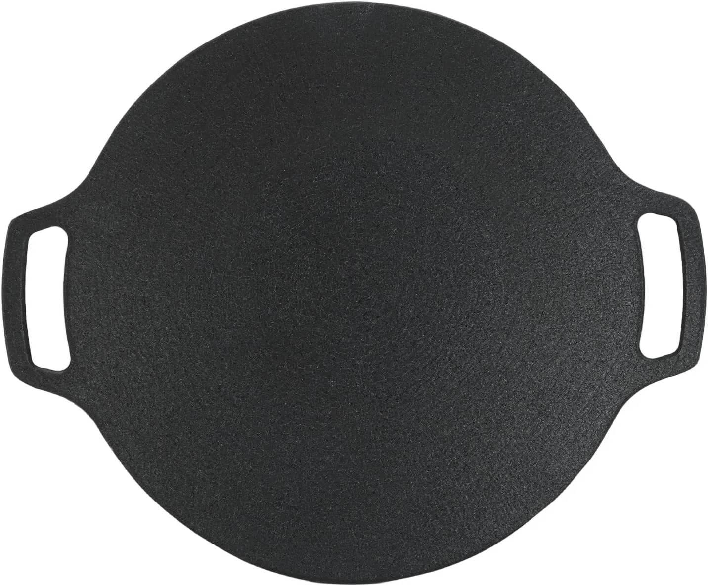 Korean Grill Pan,Round Premium BBQ Grill Pan,Non-stick Griddle Plate for Gas Stove Indoor Outdoor Camping Party(33cm)