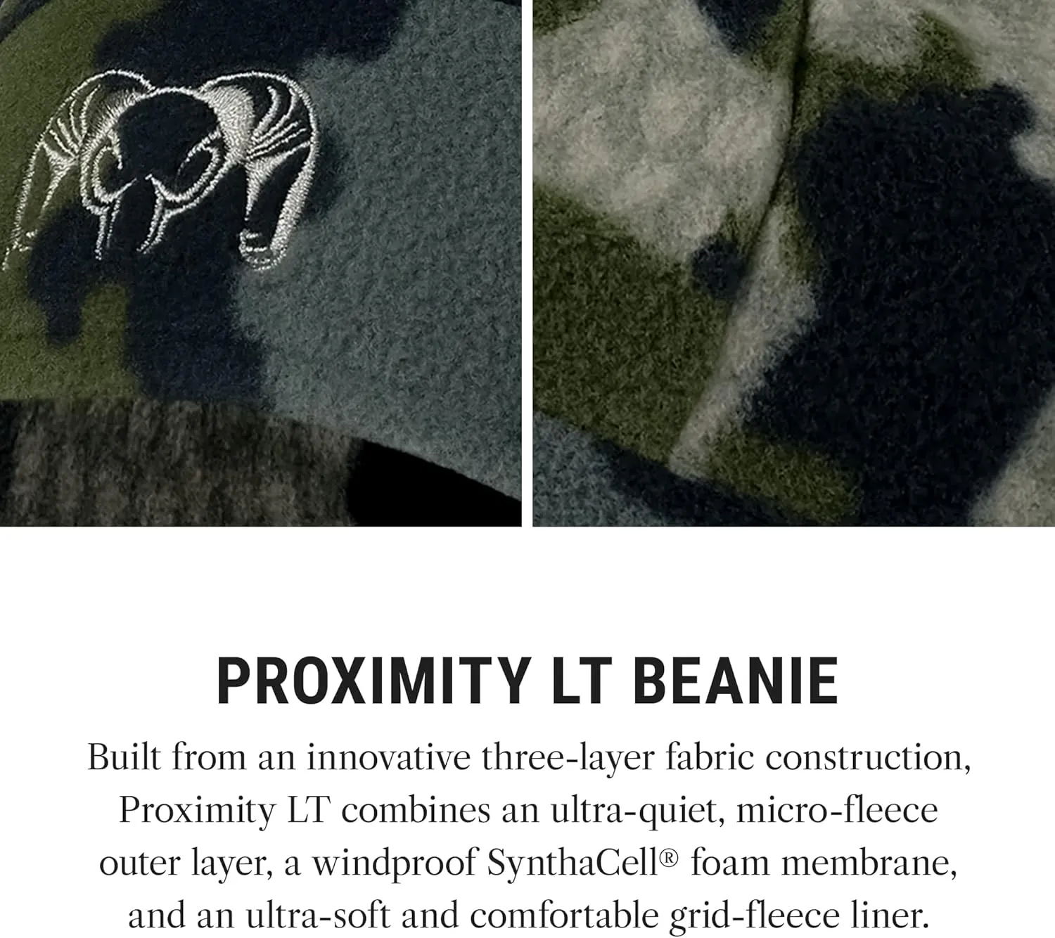 KUIU Proximity LT Beanie - Windproof, Ultra-Quiet, Lightweight Micro-Fleece, 4-Way Stretch, Odor-Resistant Hunting Hat