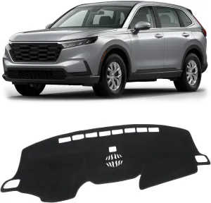 KUST Car Dash Cover Mat for Honda CR-V CRV 2017-2022 Left Hand Driving Non-Slip Center Console Dash Cover Interior for Honda CR-V Accessories Custom Fit Dash Mat Sunshade Windshield Glare Black