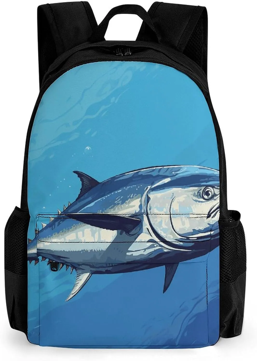 Laptop Backpack for Men Women Lightweight Backpack Colorful Tuna Daypack Rucksack with Compartment Laptop Bag