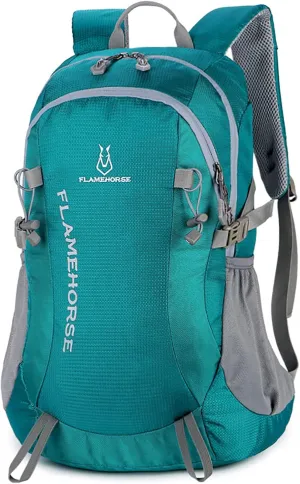 Large Capacity Outdoor Leisure Backpack Men Women Waterproof Daypack for Hiking Camping Cycling(Green)