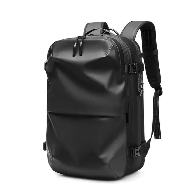 Large Capacity Travel Backpack with Vacuum Compression - 17-Inch Laptop, Business, School, and Hiking Backpack
