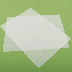 Large Silicone Mats for Kitchen Counter: 15.75” x 23.6” (1mm) Translucent Non-slip - Waterproof Clear Countertop Protector Liner - Heat Resistant Non-Stick Baking Mat 2 Pack