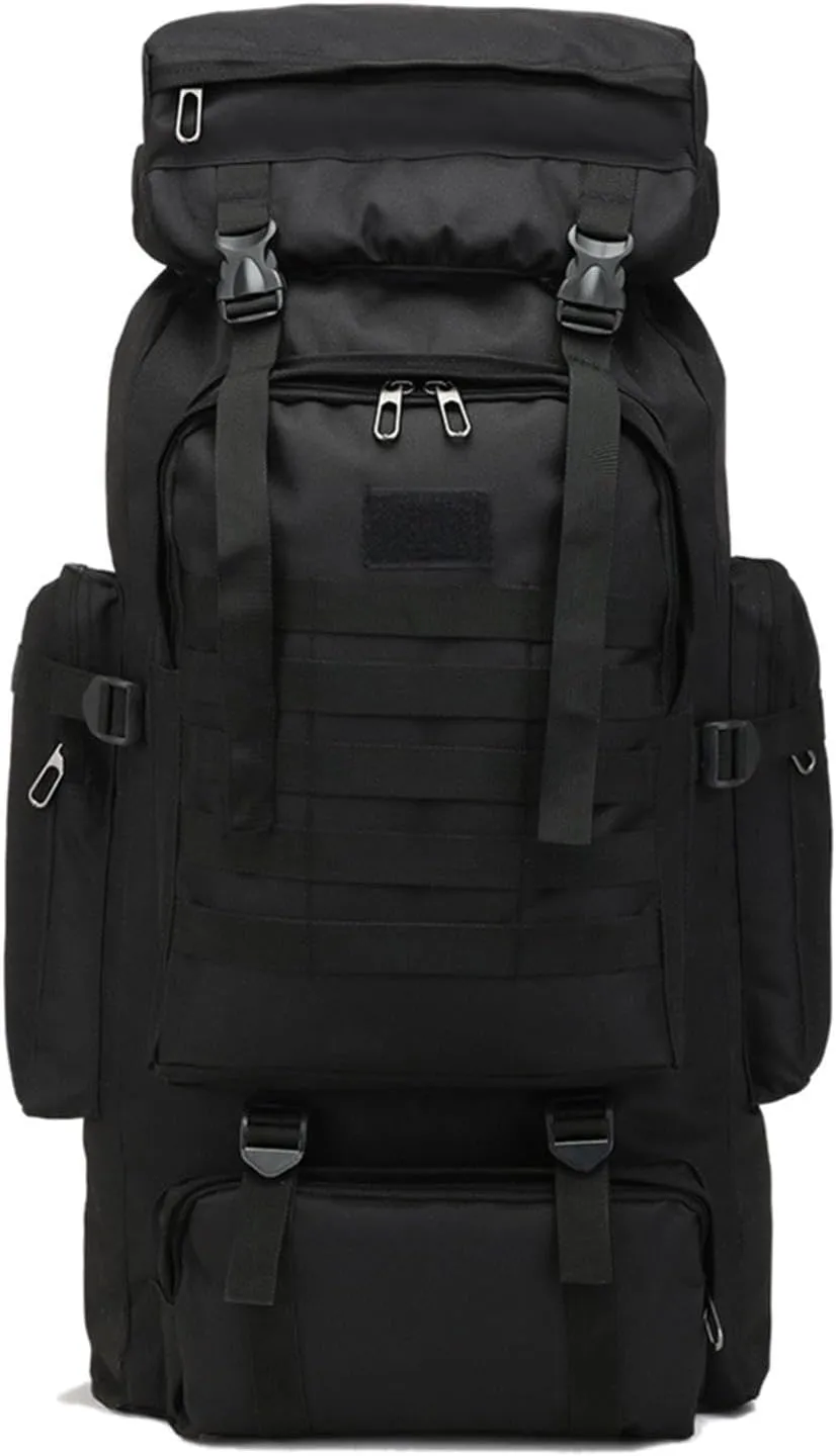 Large Trekking Backpack Men - Outdoor Camping Backpack Men, Waterproof Assault Pack Backpack | Large Hiking Backpack Men, Outdoor Hunting Backpack Men for Outdoor Hiking, Camping, Trekking, Hunting