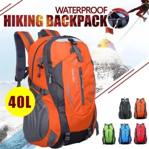 Large Waterproof Hiking Camping Bag Travel Backpack Outdoor Luggage Rucksack