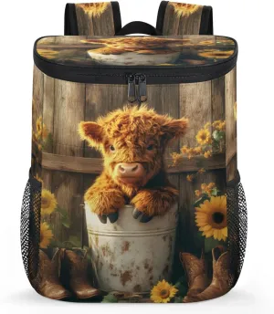 Large Waterproof Insulated Cooler Backpack, Leak Proof Cooler Backpack for Camping, Picnic Travel Outdoor