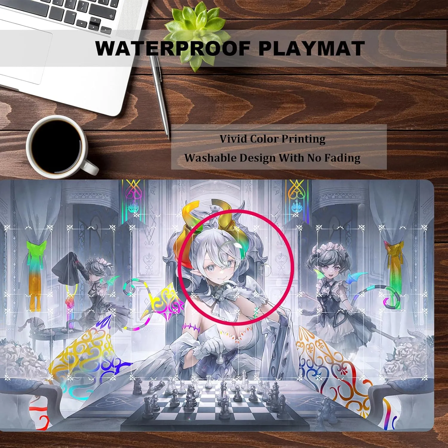 Laser Bronzing Flash ygo playmat Labrynth Mat Gaming Competition Pad Mat Card Binder Deck 23.6x13.7in