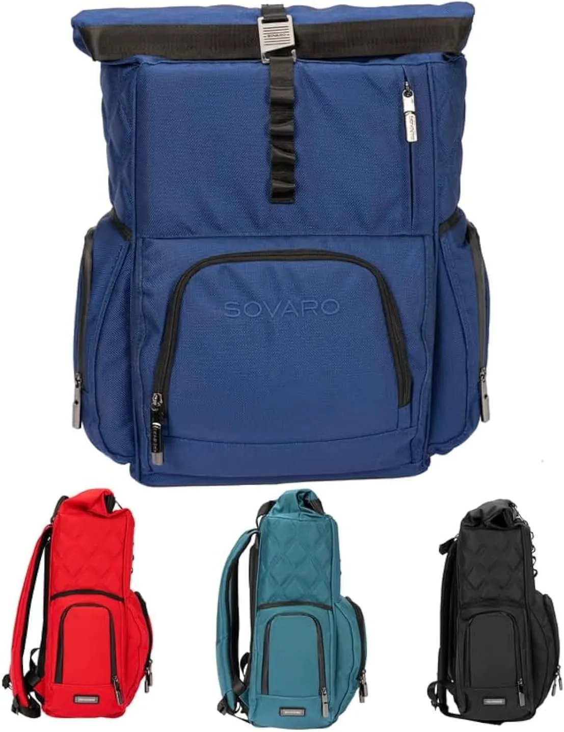 Lennox Backpack Cooler, 28 Can Beach Cooler Backpack with 3,350D Nylon Lining, Backpack Coolers Insulated Leak Proof by Sovaro