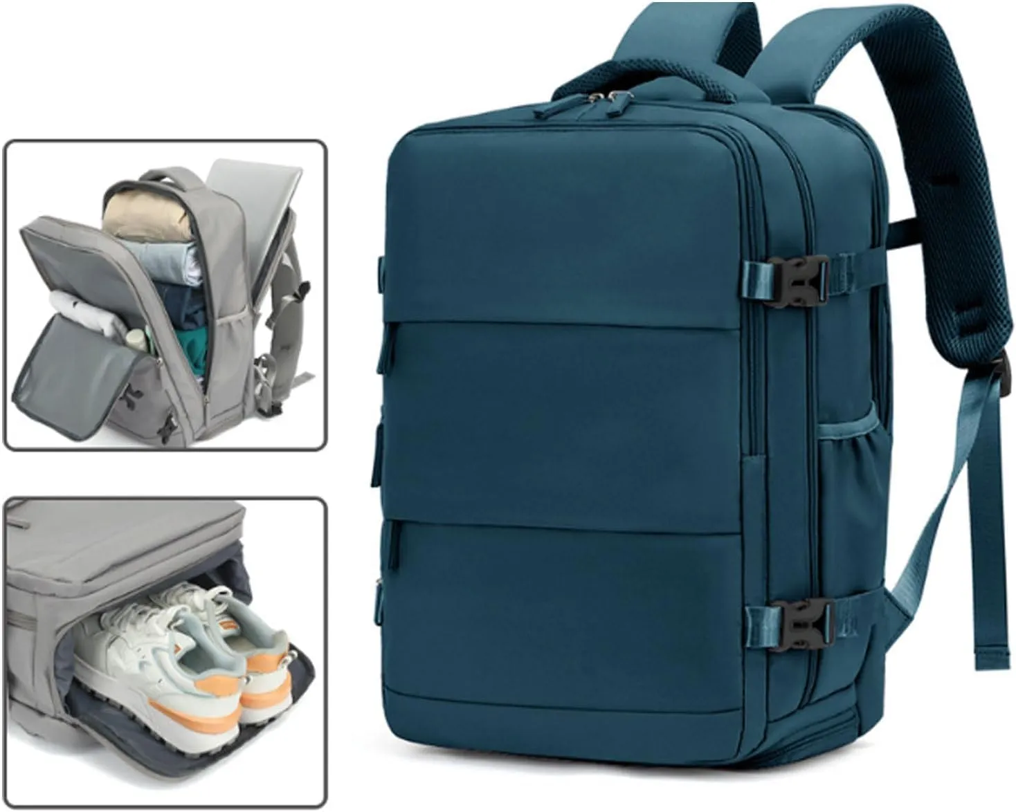 Levettevac Backpack, Large Capacity Bag, Backpack for Adults, Independent Compartment (Black)