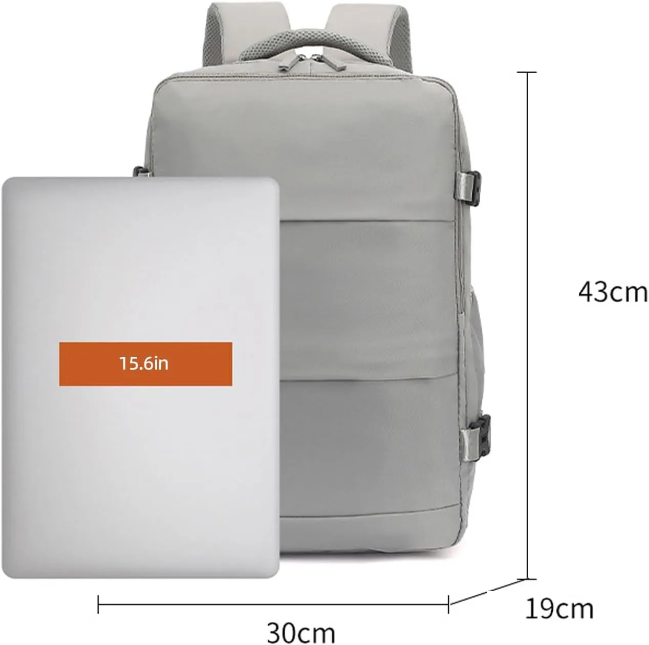 Levettevac Backpack, Large Capacity Bag, Backpack for Adults, Independent Compartment (Black)