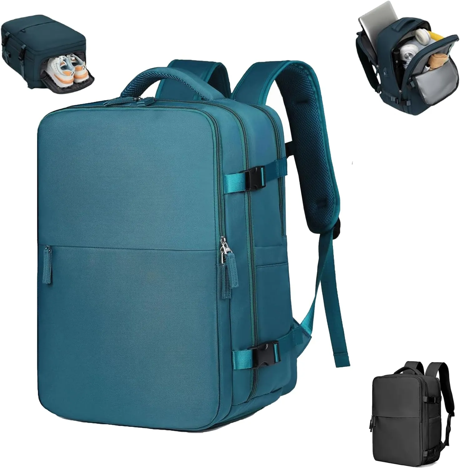 Levettevac Backpack, Levette Backpack, Levettevac Mochila, Levettebag, Levette Bag, Separate Compartment (Green)