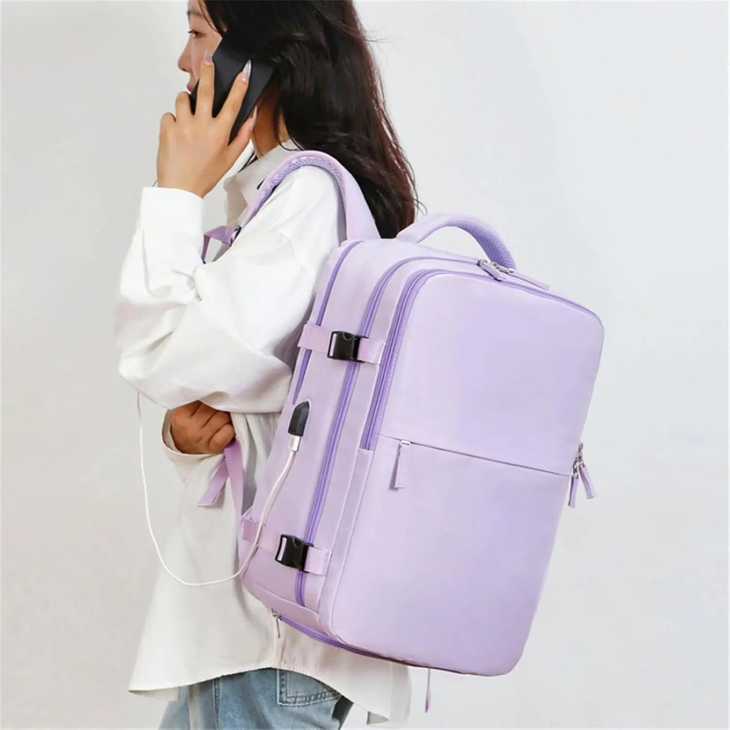 Levettevac Backpack, Levette Backpack, Levettevac Mochila, Levettebag, Levette Bag, Separate Compartment (Green)