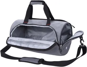 LIFKOME Adaptable Yoga Gym Bag with Shoe Compartment Sports Handbag Waterproof Sturdy for Travel Camping Hiking