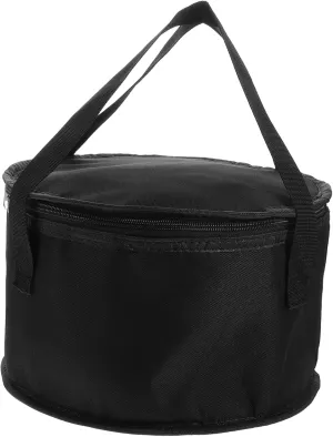 LIFKOME Insulated Reusable Grocery Bag Round Cooler Bag for Food Storage Thermal Carrier Leak-proof Closure Portable