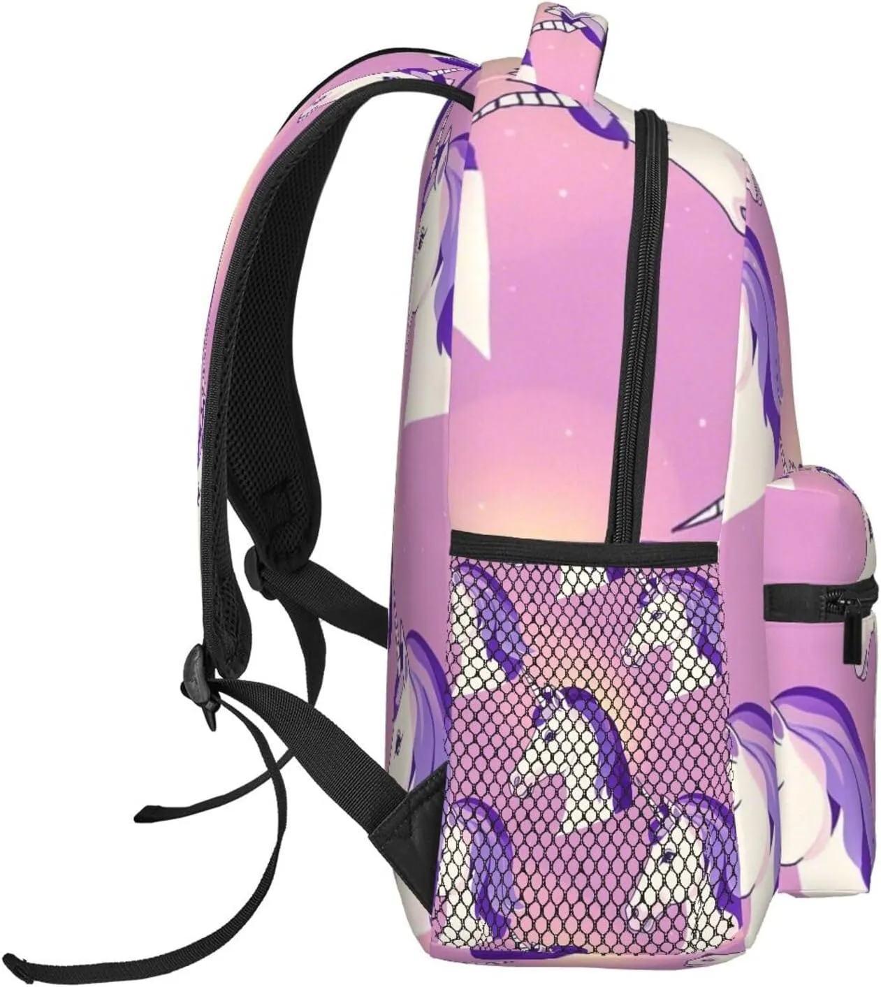 Lightweight Backpack for Gym Travel Bicycle - Big Capacity Multipurpose Anti-Theft Carry On Bag, Magic Unicorn Art Travel Hiking Bag & Day Pack