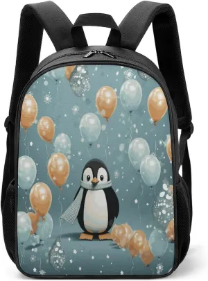 Lightweight Backpacks Cute Travel Bag Durable Balloon Snowflake Printing Small Travel Backpack For Women & Men