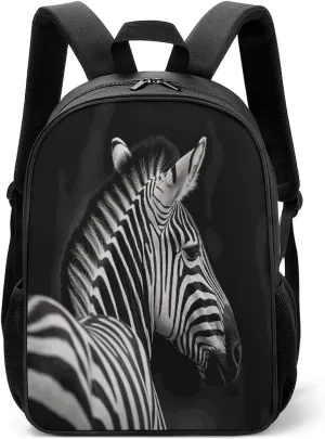 Lightweight Backpacks Cute Travel Bag Durable Black White Zebra Printing Small Travel Backpack For Women & Men