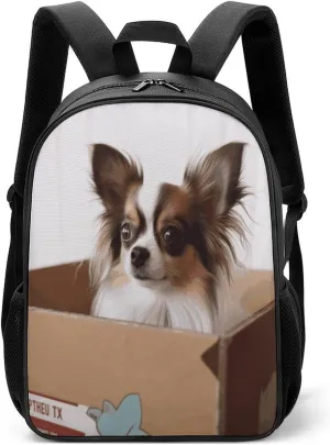 Lightweight Backpacks Cute Travel Bag Durable Cardboard Packaging Dogs Printing Small Travel Backpack For Women & Men
