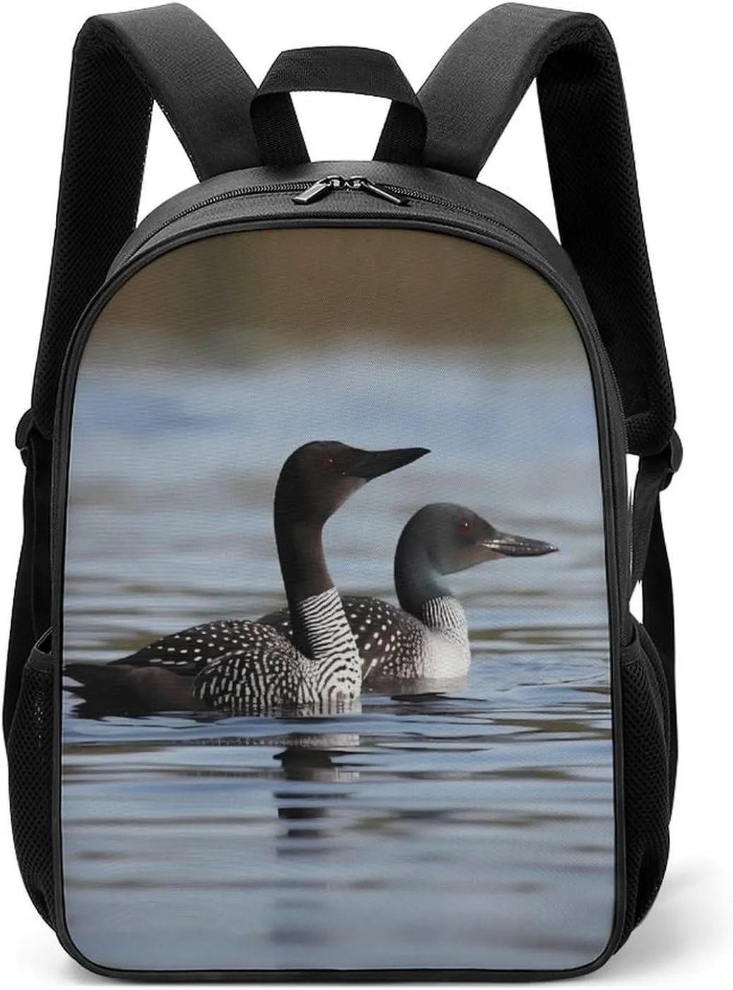 Lightweight Backpacks Cute Travel Bag Durable Loon Birds Printing Small Travel Backpack For Women & Men