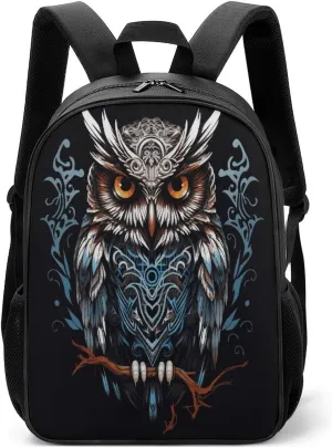 Lightweight Backpacks Cute Travel Bag Durable Owl Printing Small Travel Backpack For Women & Men