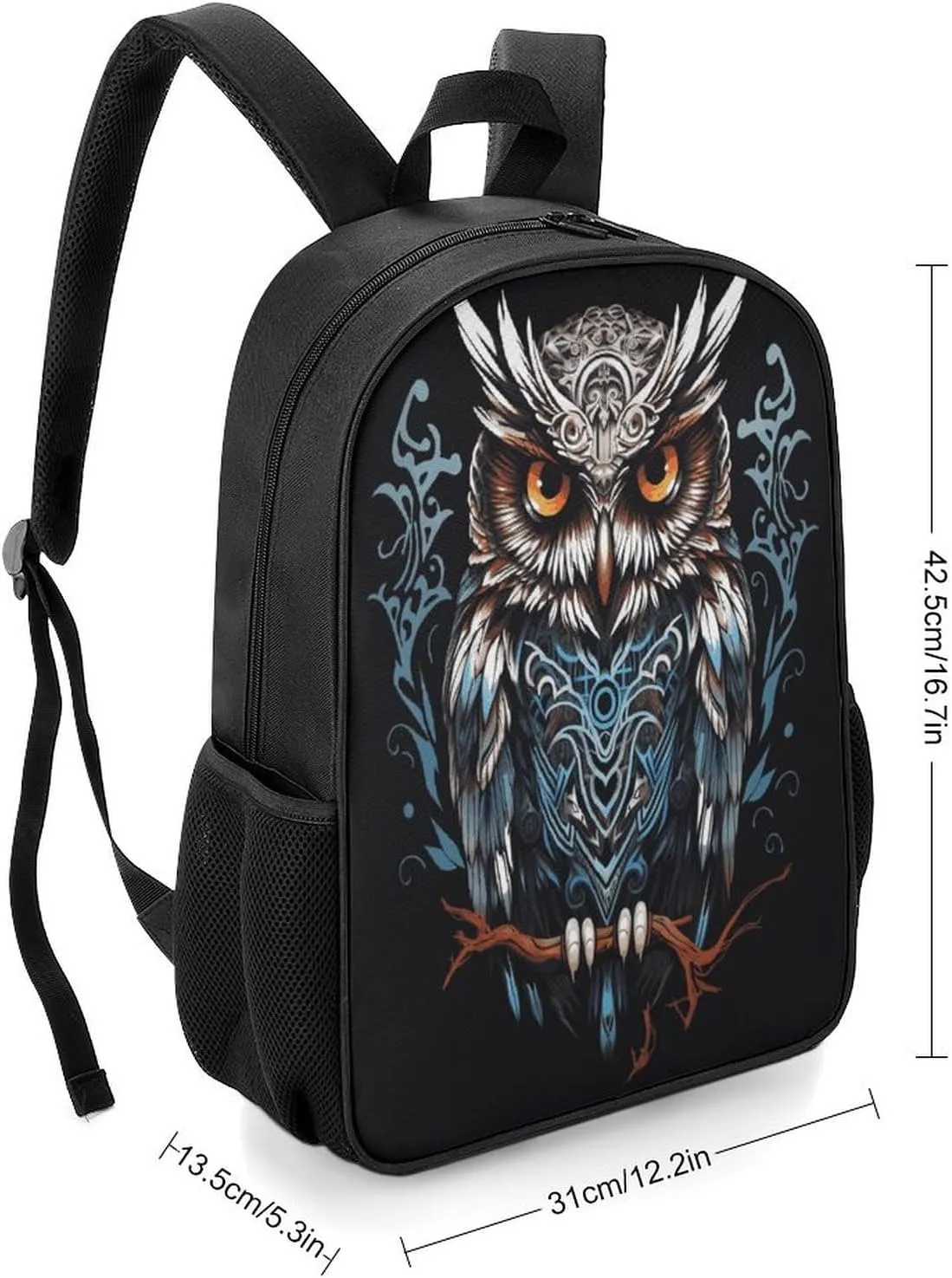 Lightweight Backpacks Cute Travel Bag Durable Owl Printing Small Travel Backpack For Women & Men