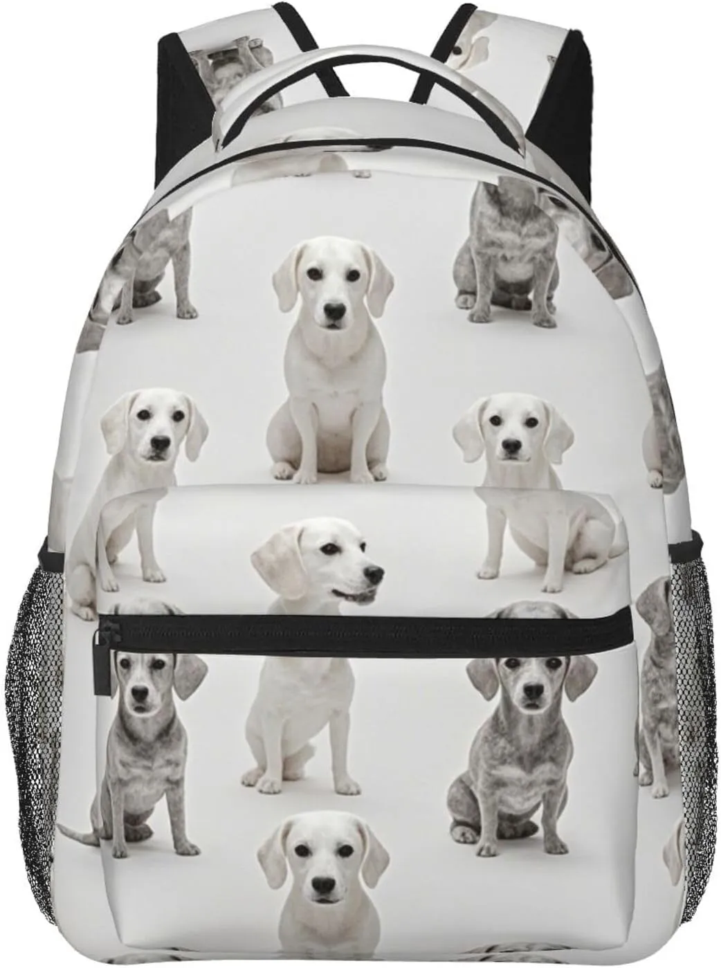 Lightweight Daypack Backpack for Trekking Work Running - Big Capacity Multipurpose Anti-Theft Bookbag, Dog Lovers Art Business Computer Bag