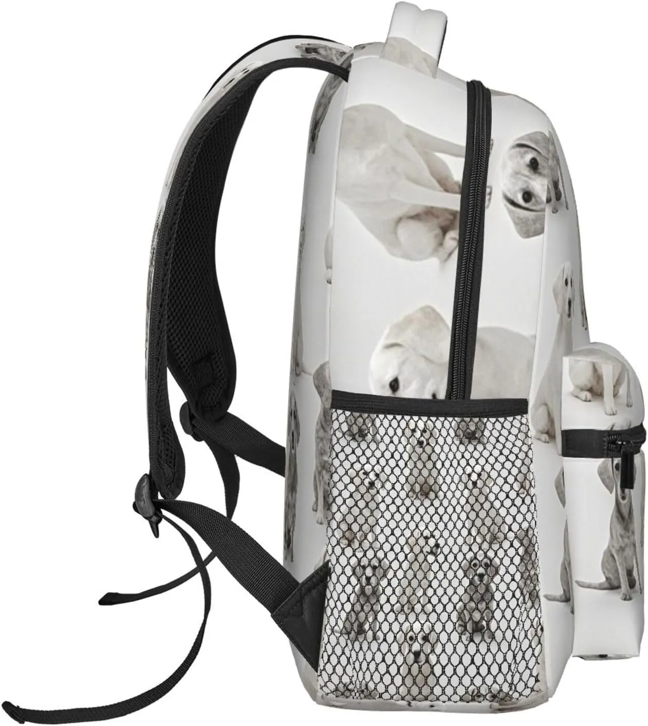 Lightweight Daypack Backpack for Trekking Work Running - Big Capacity Multipurpose Anti-Theft Bookbag, Dog Lovers Art Business Computer Bag