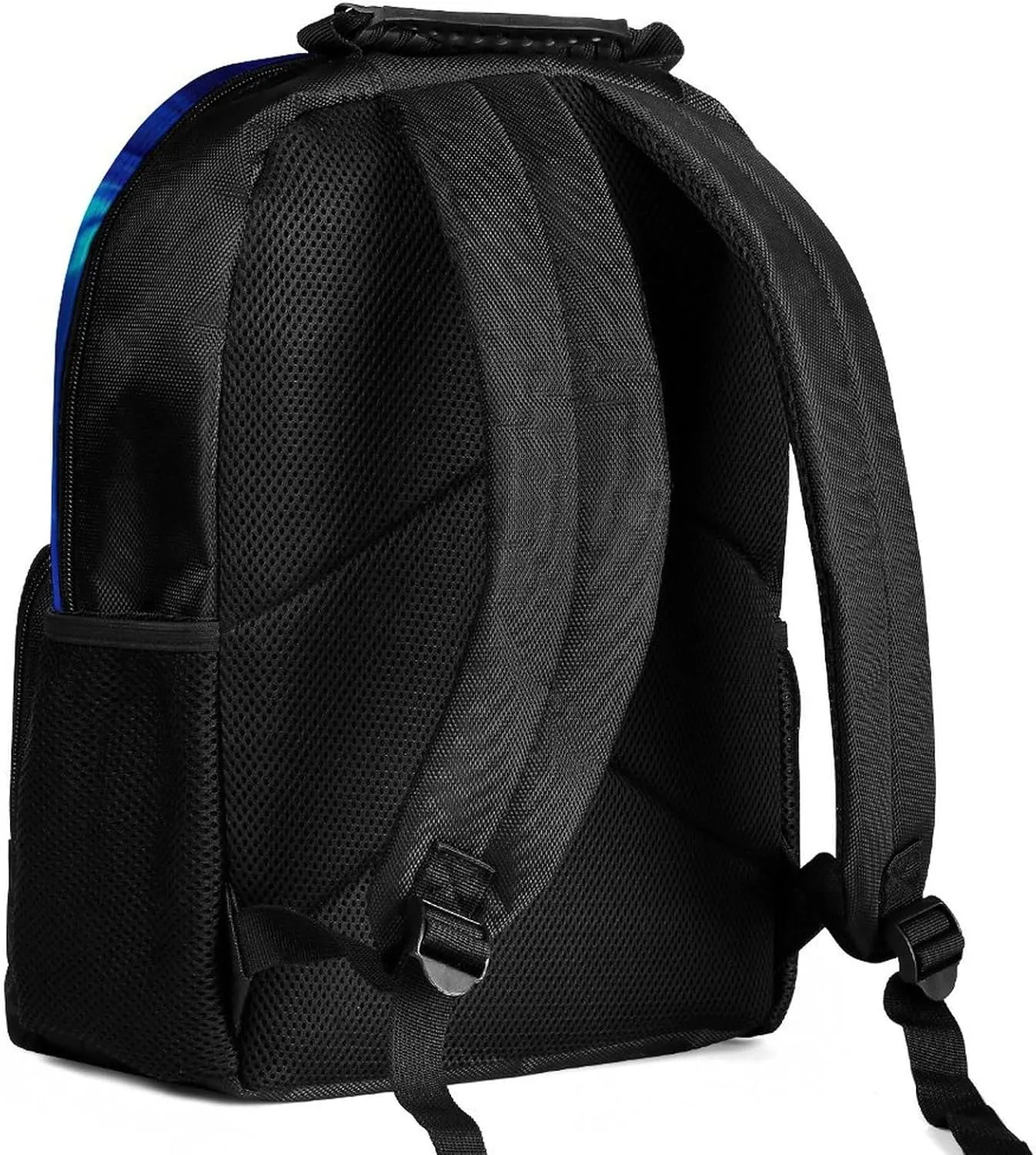 Lightweight Daypack Bookbag for Trekking Business Walking Cycling - Big Capacity Anti-Theft Multipurpose Carry On Bag, Blue Universe Galaxy Magic Wolf In The Space Art Business Computer Bag