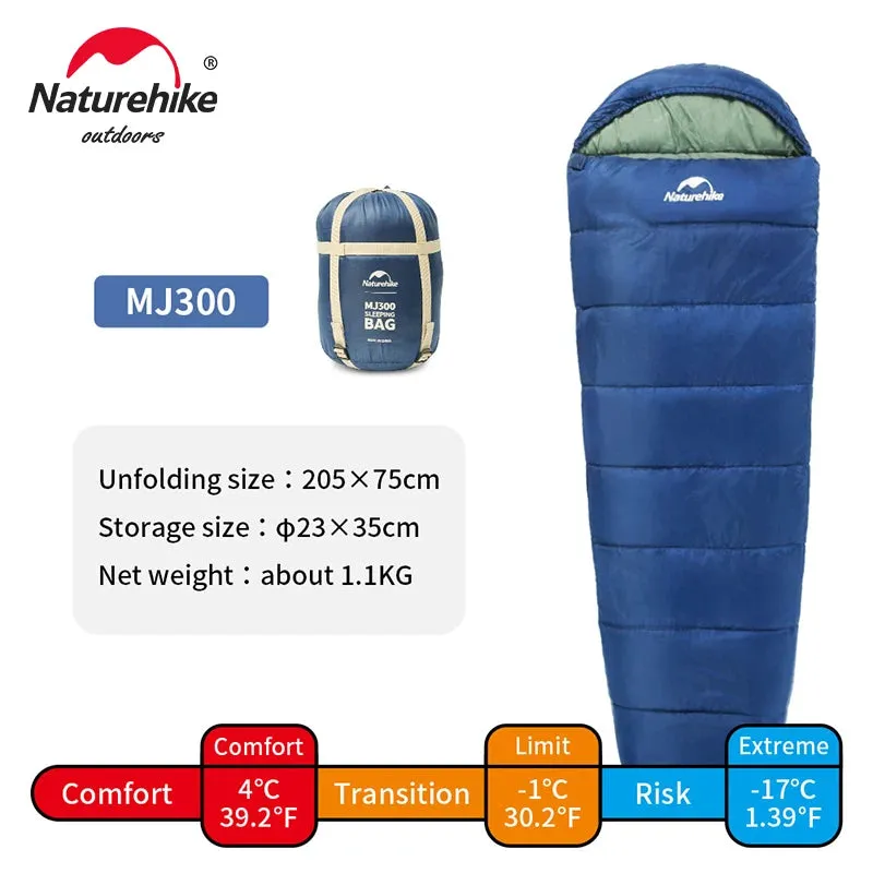 Lightweight Envelope-Type Polyester Sleeping Bag for Spring, Autumn, and Winter Camping