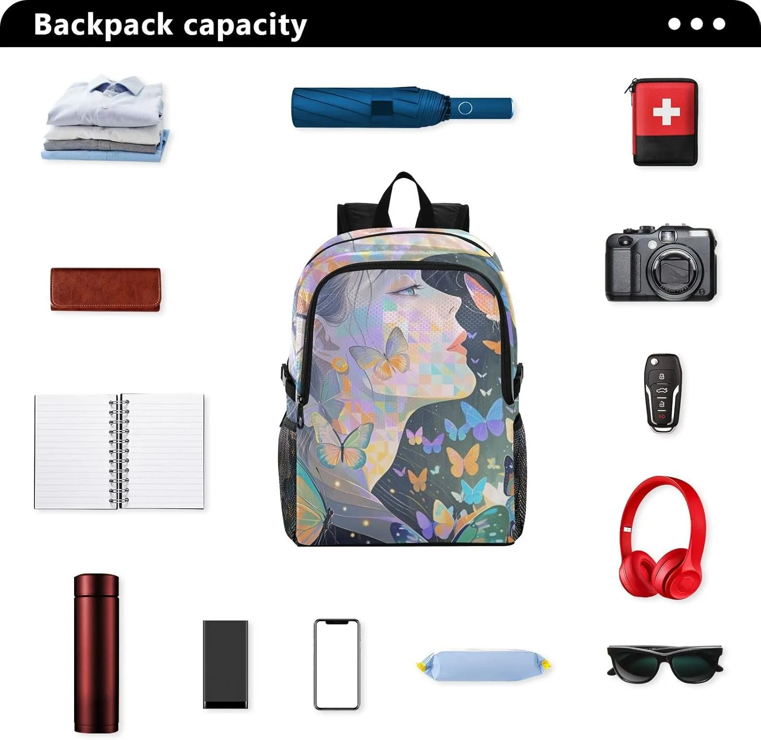 Lightweight Foldable Backpack, Waterproof for Hiking and Camping, Lightweight Backpack