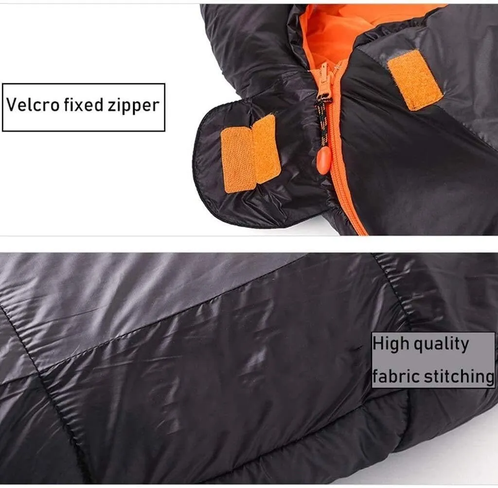 Lightweight Mummy Sleeping Bag for Adults – 3-Season Backpacking Sleeping Bag with Compression Sack for Camping & Hiking