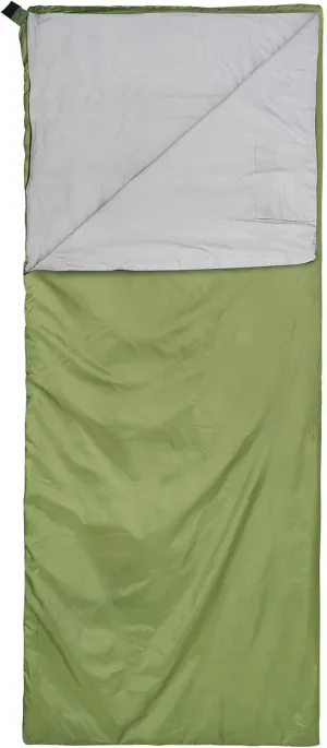Lineslife Ultra Lightweight Sleeping Bag for Backpacking, Comfort with Compression Sack for Adults Warm Weather, Green (75"x 32.5")