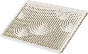 Litter Box Mat Waterproof Scratch Pad Anti Slip Litter Trapping Mat Kitten Footboard Pad for Living Room Indoor Cats Bedroom
