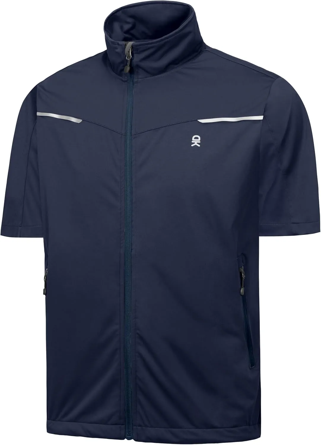 Little Donkey Andy Men's Lightweight Softshell Vests Short Sleeve Jackets for Golfing Hiking Running