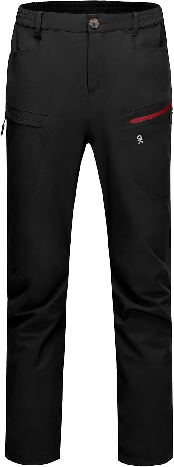 Little Donkey Andy Mens Rain Pants Waterproof Lightweight Breathable Rainproof Pants for Hiking Golf Fishing