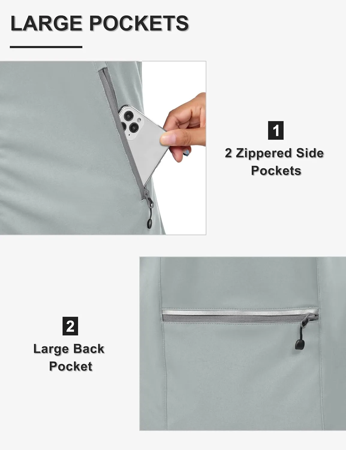 Little Donkey Andy Women's Short Sleeve Jacket Windproof Lightweight Vest for Golf Hiking Running