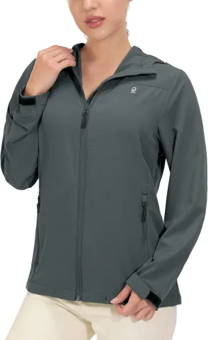 Little Donkey Andy Women's Sun Protection Hoodie Jackets Long Sleeve UPF50  Shirts Hiking Travel Camp Air Holes Full Zip