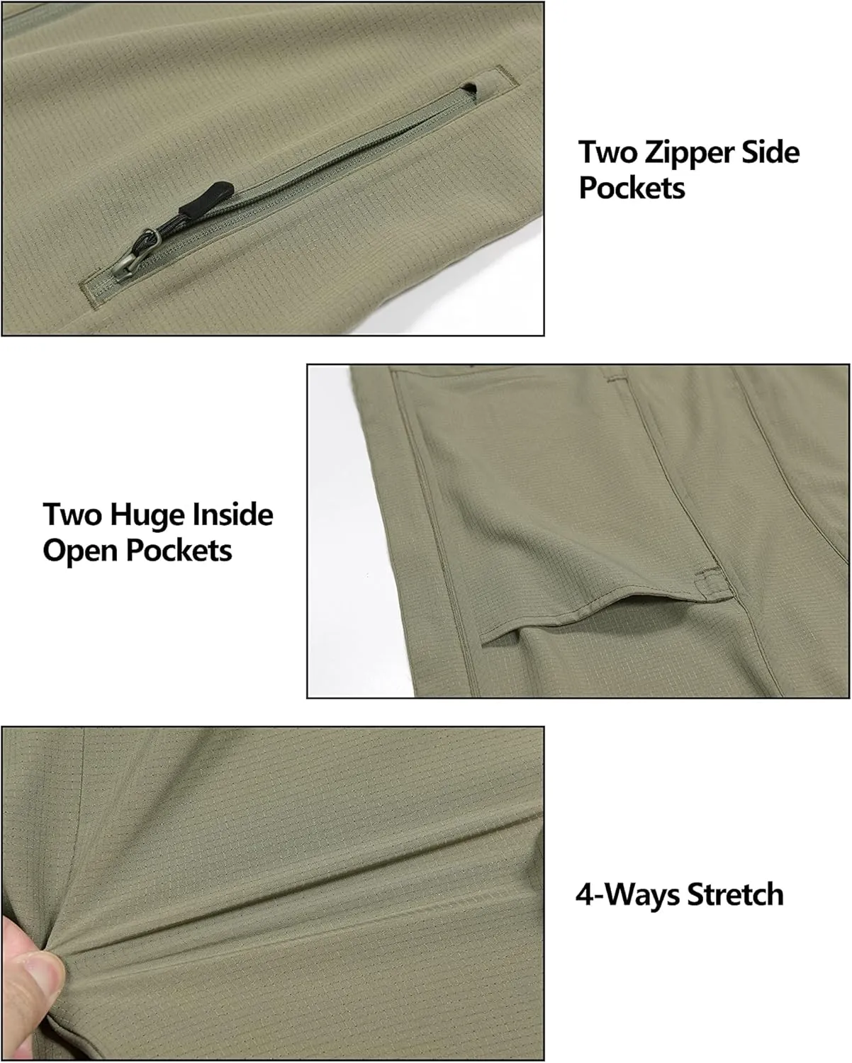 Little Donkey Andy Women's Sun Protection Hoodie Jackets Long Sleeve UPF50  Shirts Hiking Travel Camp Air Holes Full Zip
