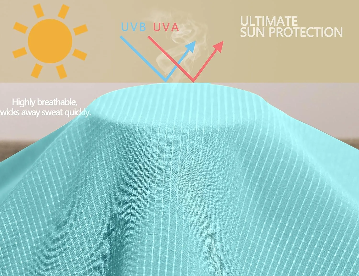 Little Donkey Andy Women's Sun Protection Hoodie Jackets Long Sleeve UPF50  Shirts Hiking Travel Camp Air Holes Full Zip