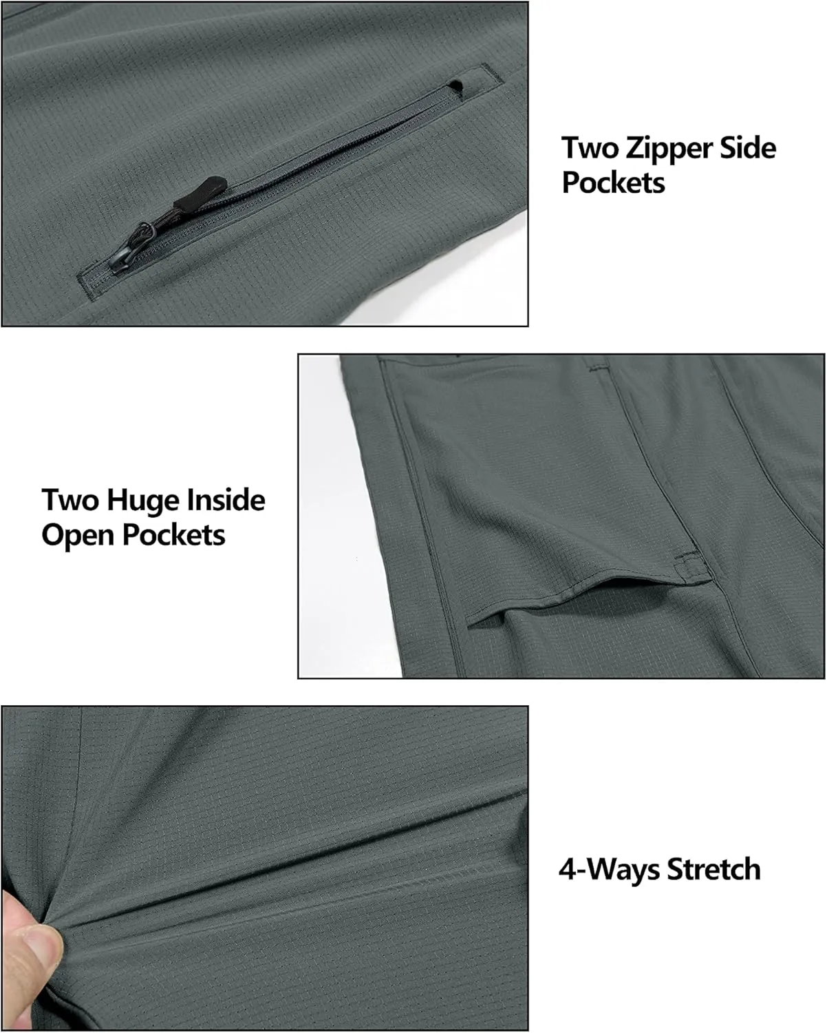 Little Donkey Andy Women's Sun Protection Hoodie Jackets Long Sleeve UPF50  Shirts Hiking Travel Camp Air Holes Full Zip